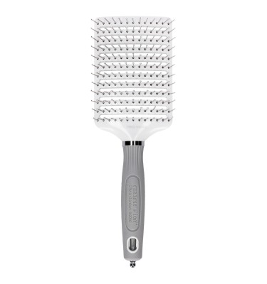 Szczotka OLIVIA GARDEN CARE VENT Nylon Bristles White&Grey L