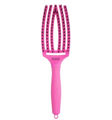 Szczotka OG Fingerbrush Boar&Nylon Neon Pink