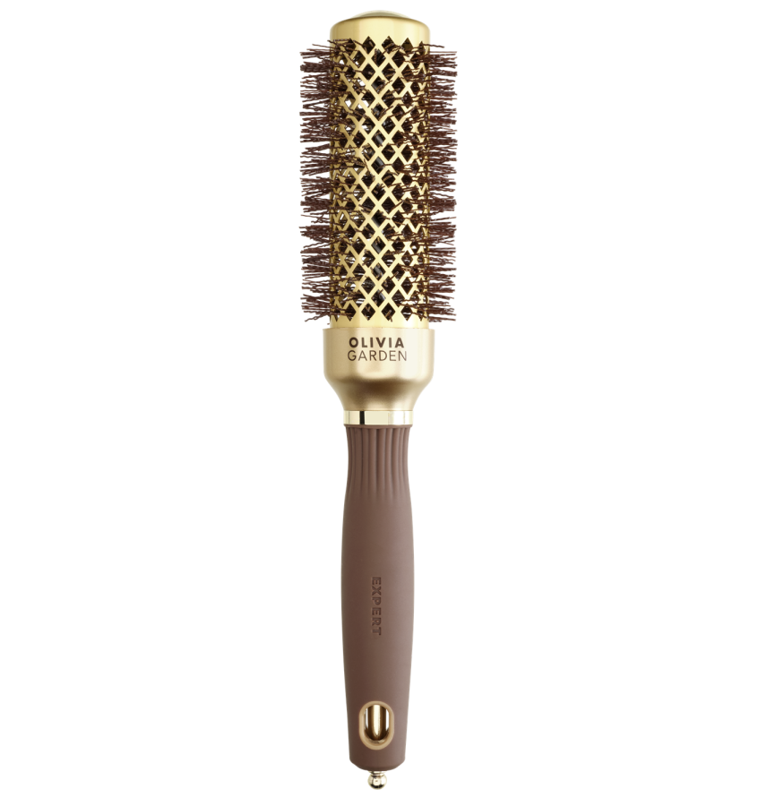 Szczotka OG EXPERT BLOWOUT SHINE Wavy Bristles Gold&Brown 35mm