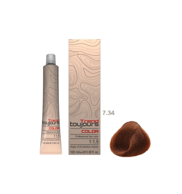 Farba TREND TOUJOURS Color Professional 7.34, 100ml