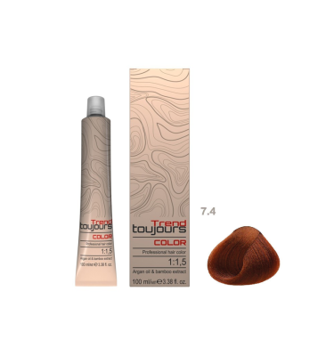 Farba TREND TOUJOURS Color Professional 7.4, 100ml