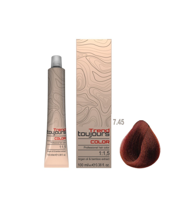 Farba TREND TOUJOURS Color Professional 7.45, 100ml