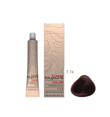 Farba TREND TOUJOURS Color Professional 7.74, 100ml