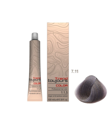 Farba TREND TOUJOURS Color Professional 7.11, 100ml