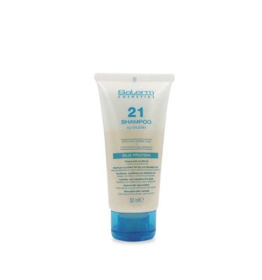 Szampon z proteinami jedwabiu SALERM21 50ml